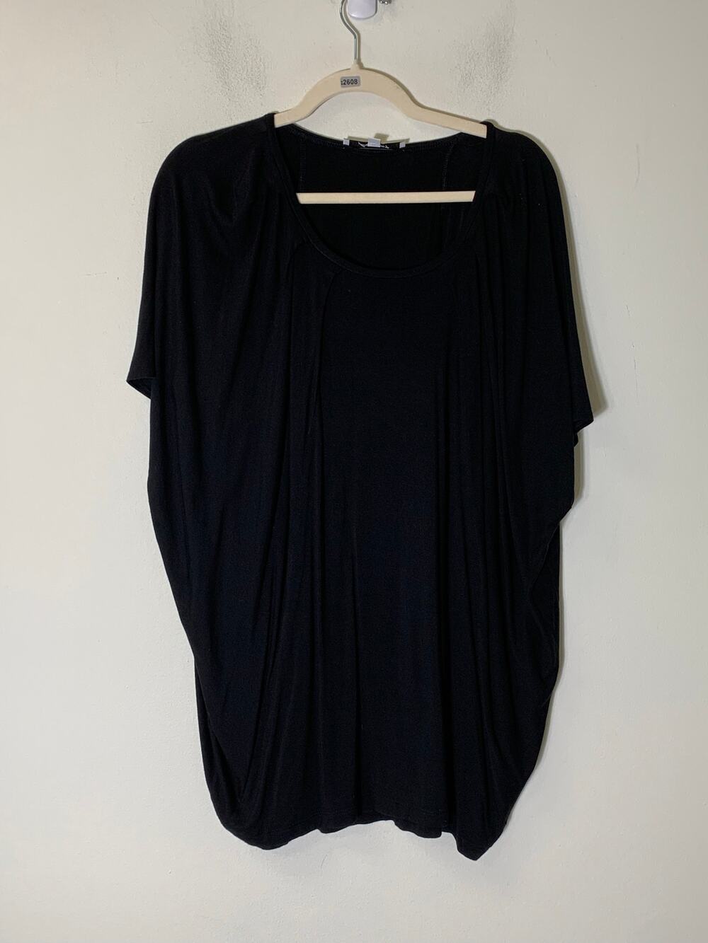 Foxcroft Black Batwing Shirt Sz XL